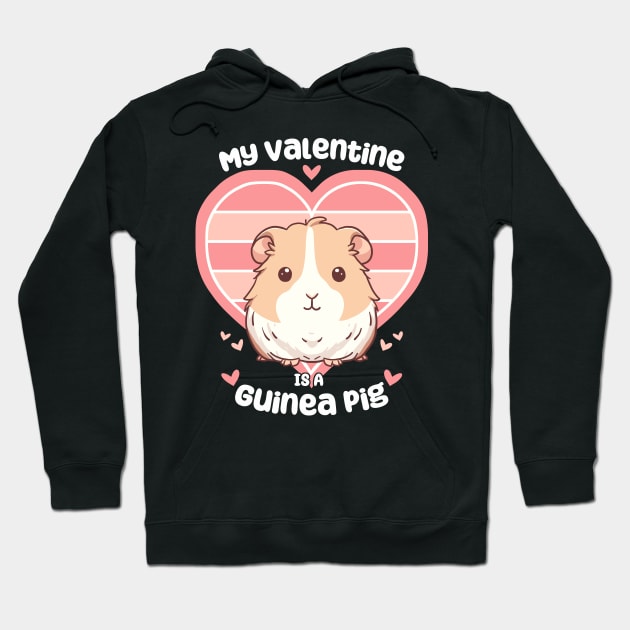 Valentine's Day Guinea Pig Hoodie by Psitta